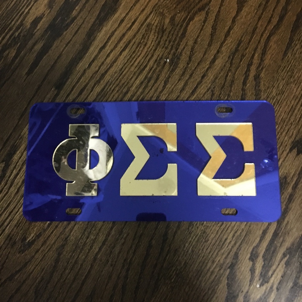 Phi Sigma Sigma license plate!